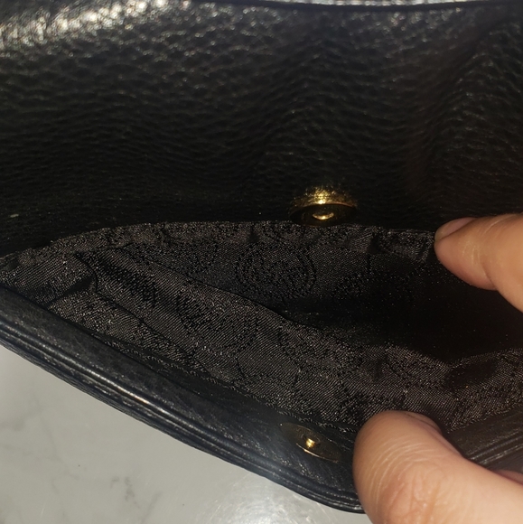 Used Michael Kors Small Black Crossbody Purse - Picture 3 of 5